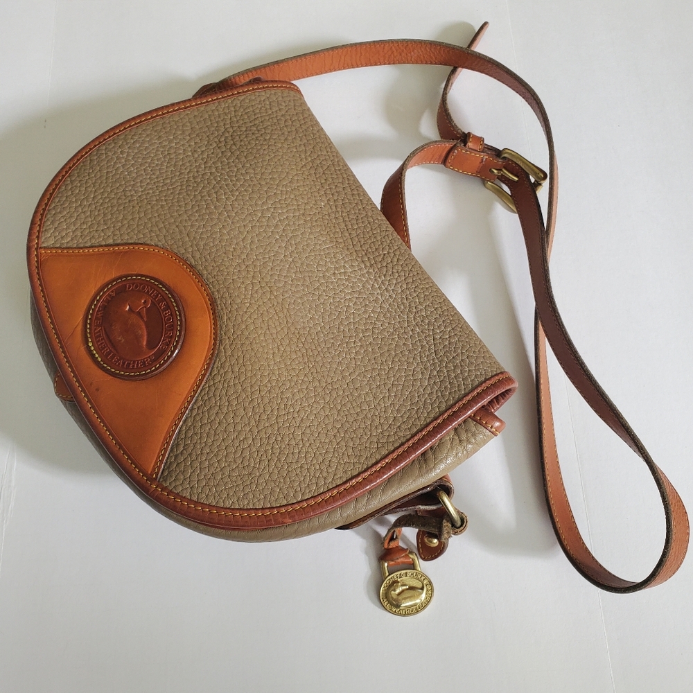 Dooney and Bourke Vintage Leather saddle bag Crossbody